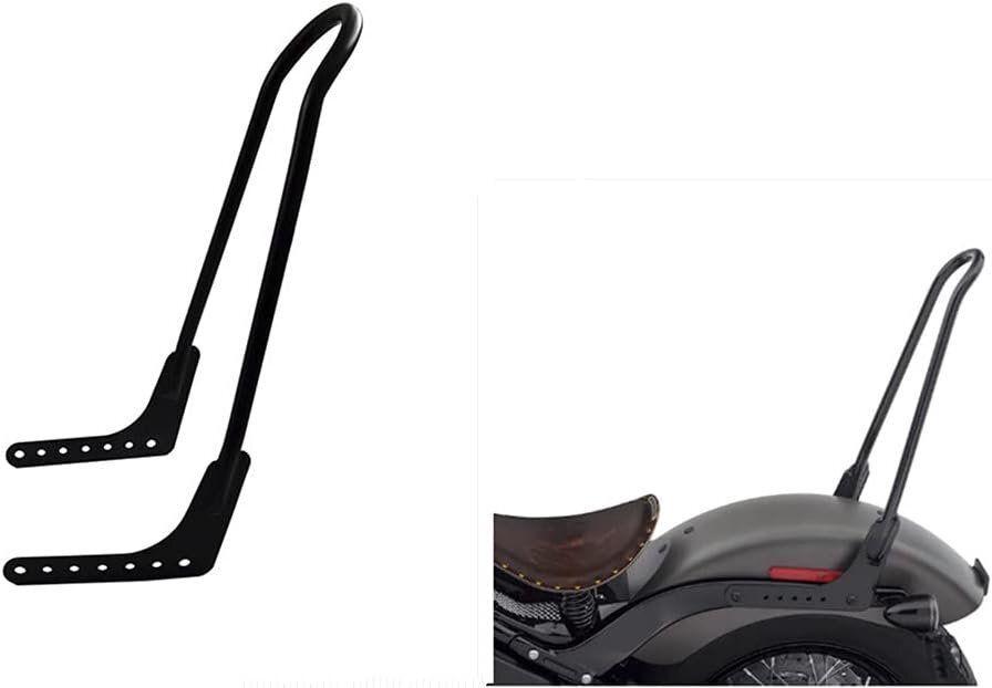 シーシーバー バックレスト パッド 荷物ラックシート ブラック ハーレーストリート ボブ ソフテイル クラシック デラックス FLDE FLHC FLHC
