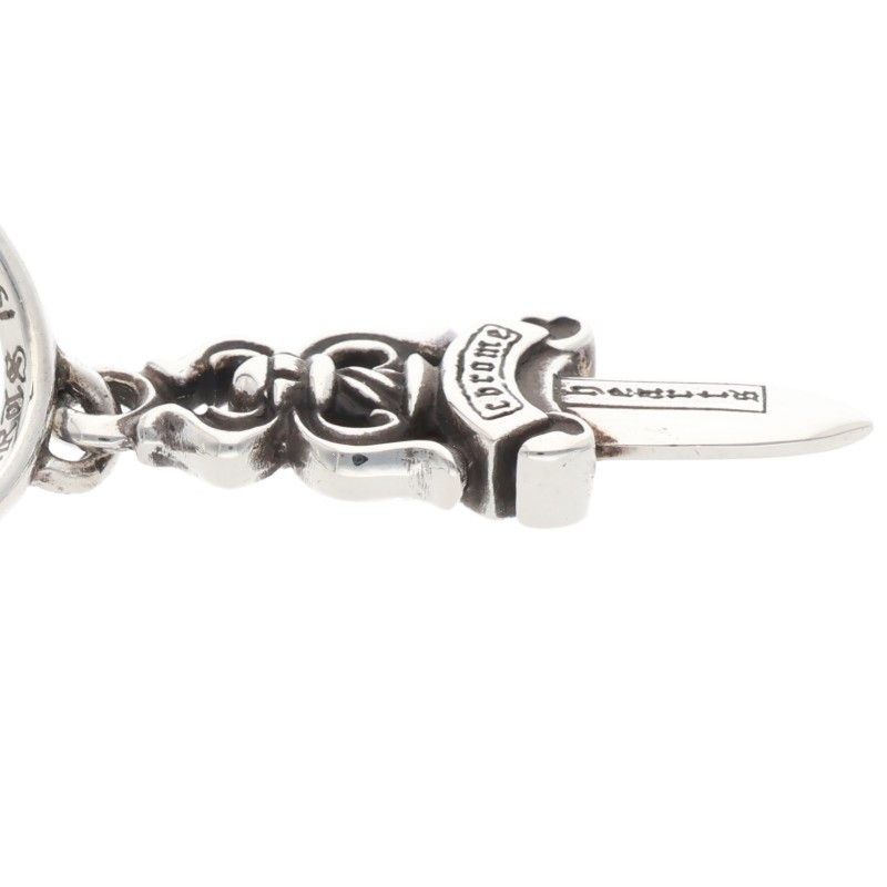  クロムハーツ No 5 DAGGER ダガーフープ シルバーピアス メンズ その他 アクセサリー
