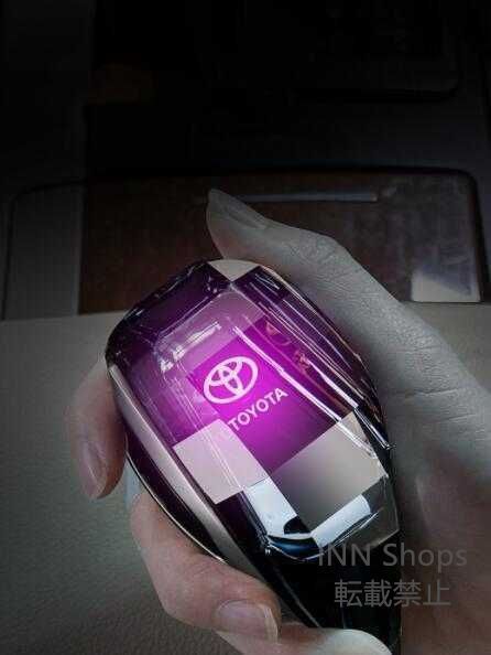 【新品未使用】 2024 新型改良版 シフトノブ【トヨタ シフトノブ LED イルミネーション M8 汎用】専用 変色 水晶 7色 発光タイプ 自動点灯 充電qwe cp23
