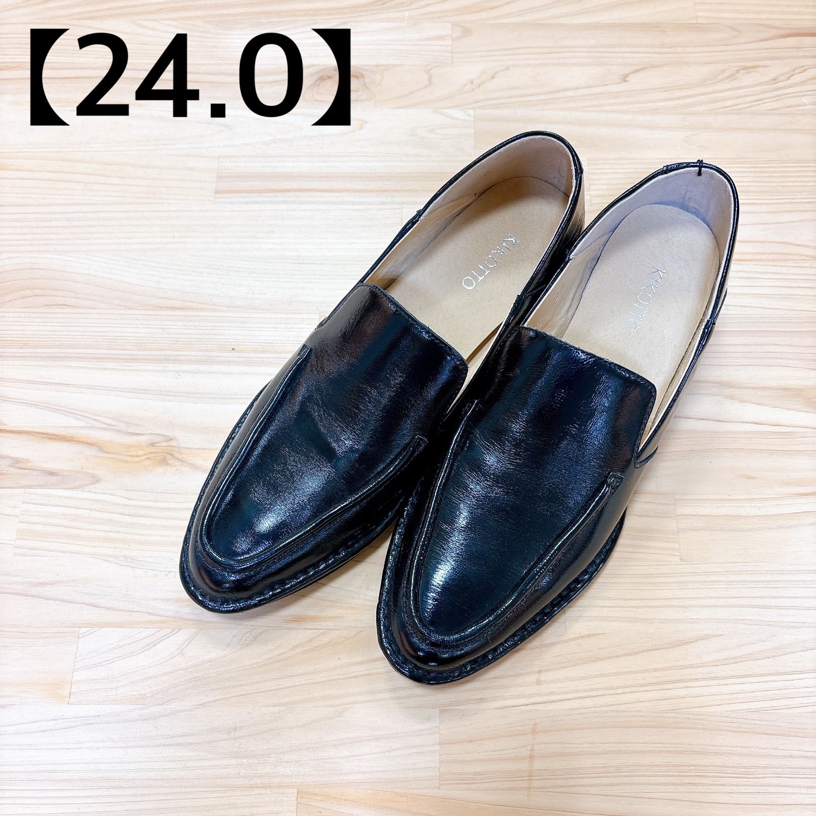 KIKOTTO キコット 本革 ブラック 黒 おしゃれ 24.0