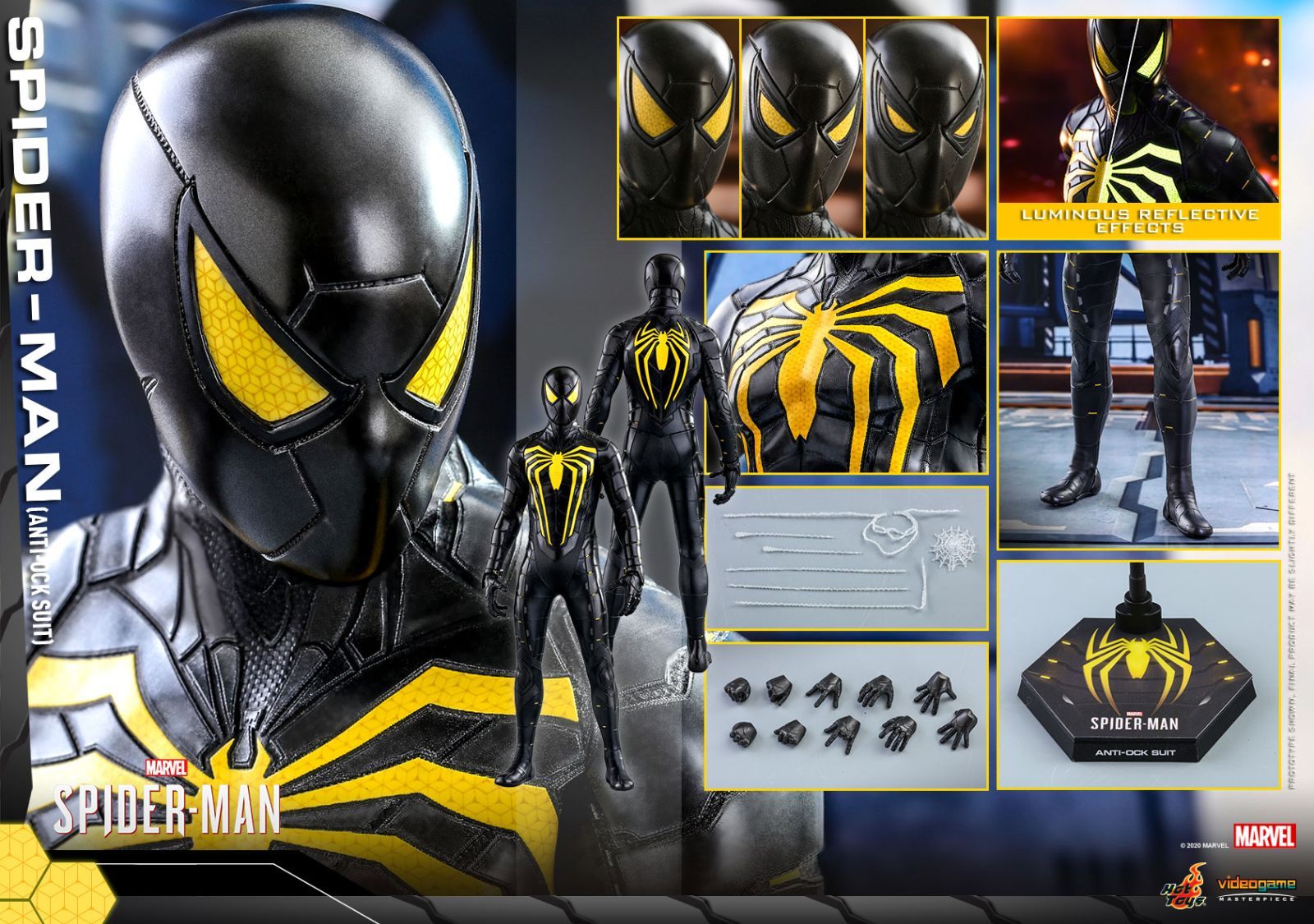ホットトイズ ビデオゲーム マスターピース Marvel s Spider-Man 1|6スケールフィギュア スパイダーマン アンチオック スーツ版