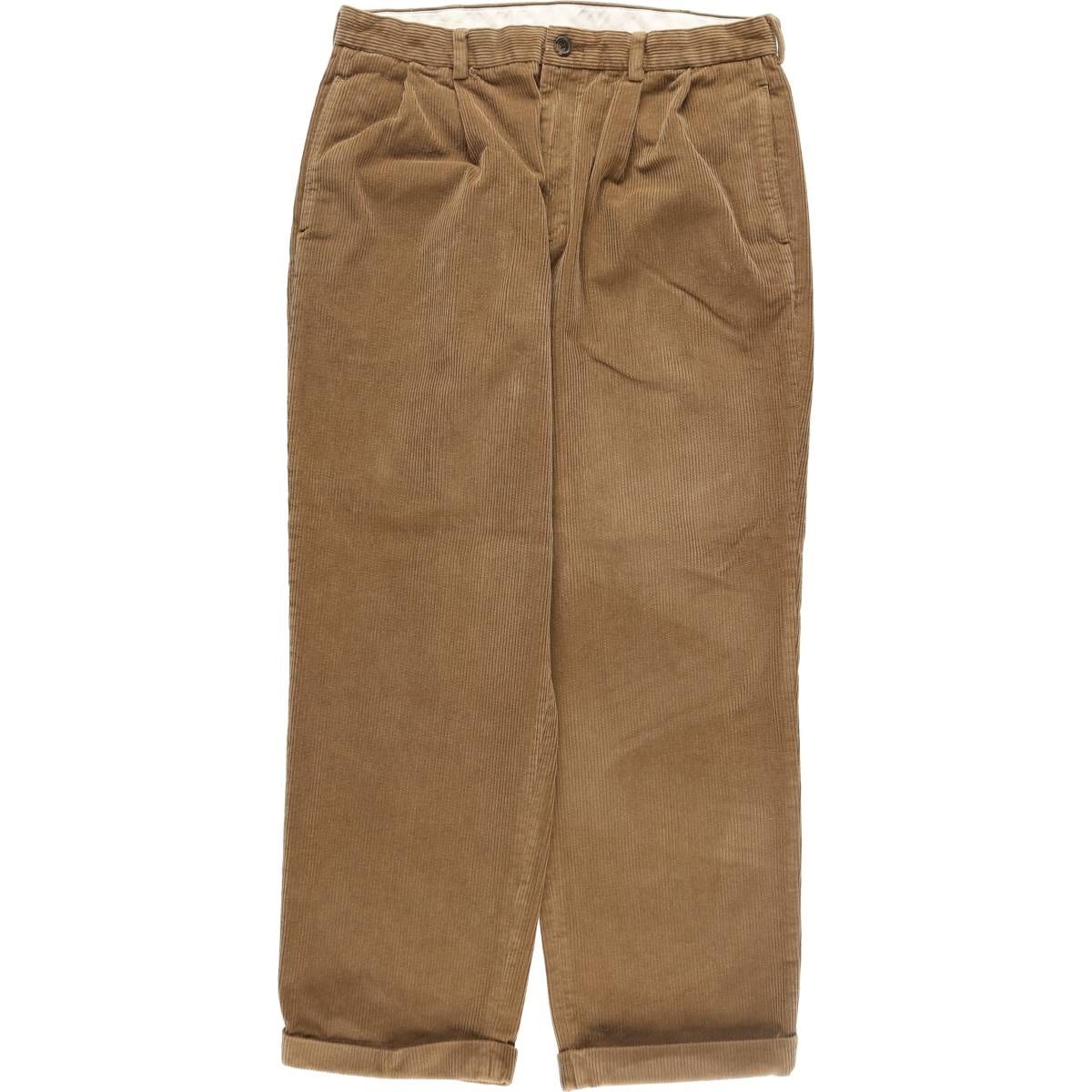 古着 ブルックスブラザーズ Brooks Brothers 346 ツータック コーデュロイパンツ メンズw34相当/eaa521293
