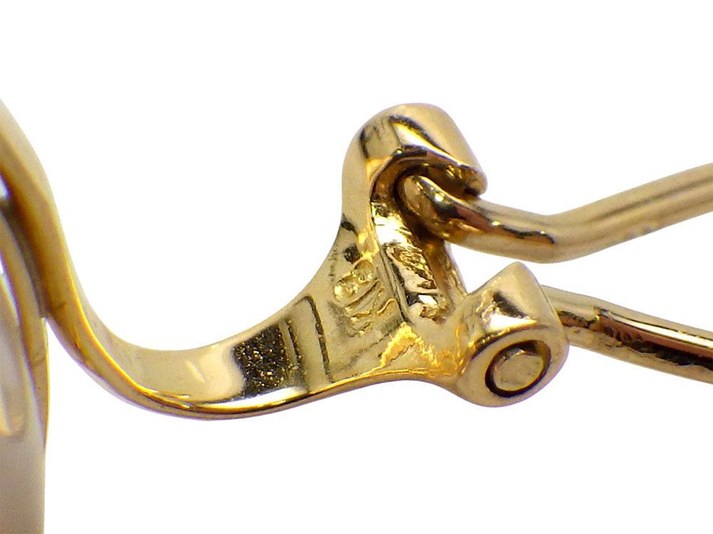 2日間だけ値下げ ピアリング金箔/純プラチナ箔 大ぶり 完売品 和装に  