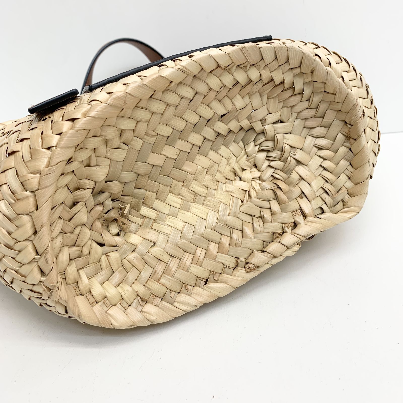 LOEWE ロエベ ジブリコラボ ラフィア まっくろくろすけ カゴバック 