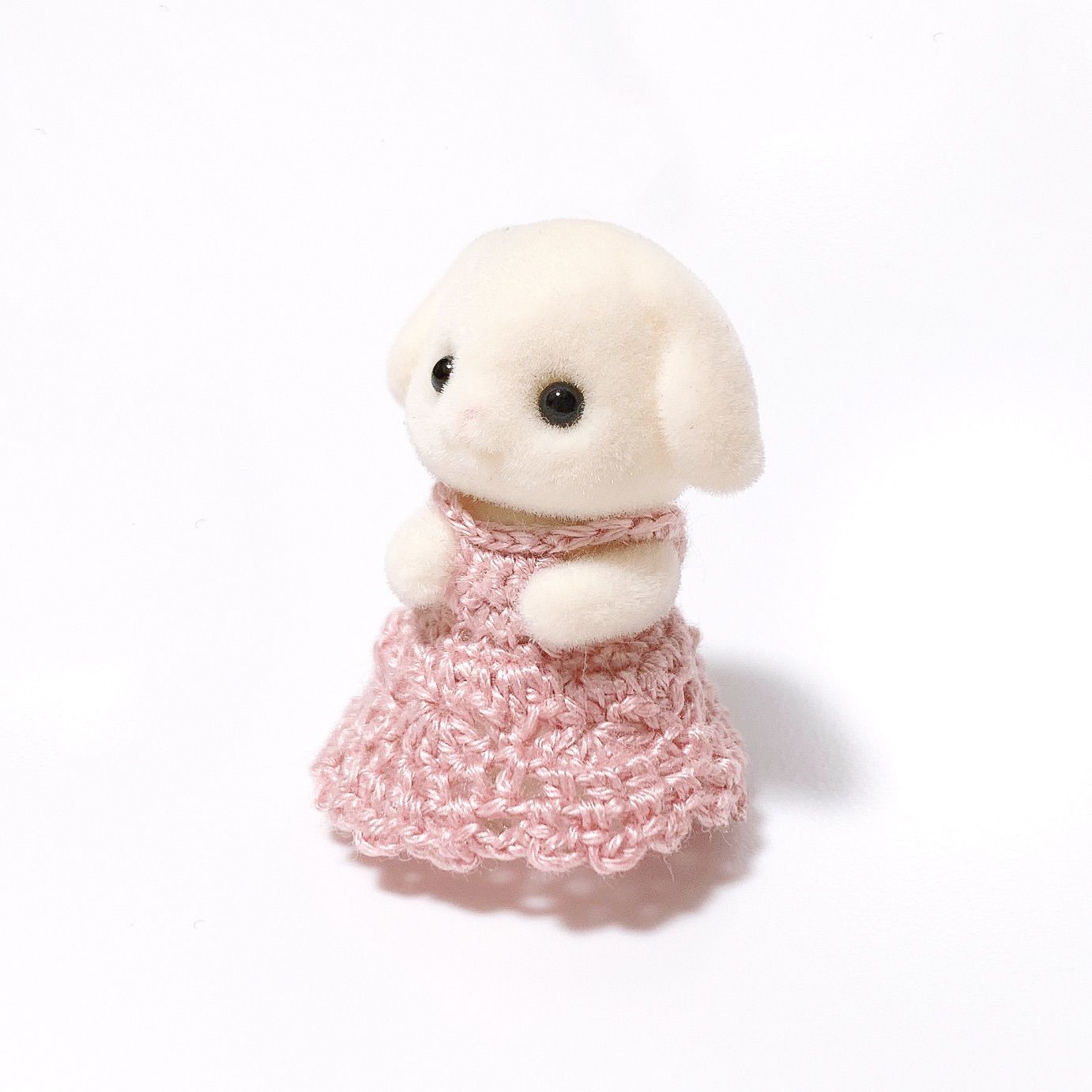 シルバニアファミリー 裾レースのワンピースドレス オルドローズ