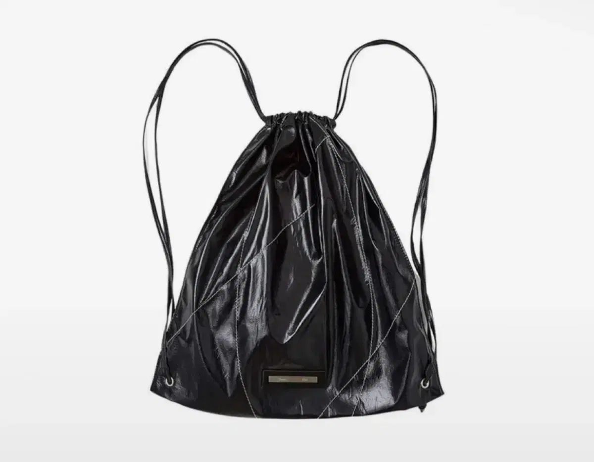 Matin Kim マーティンキム STRING COATING BACK PACK IN BLACK