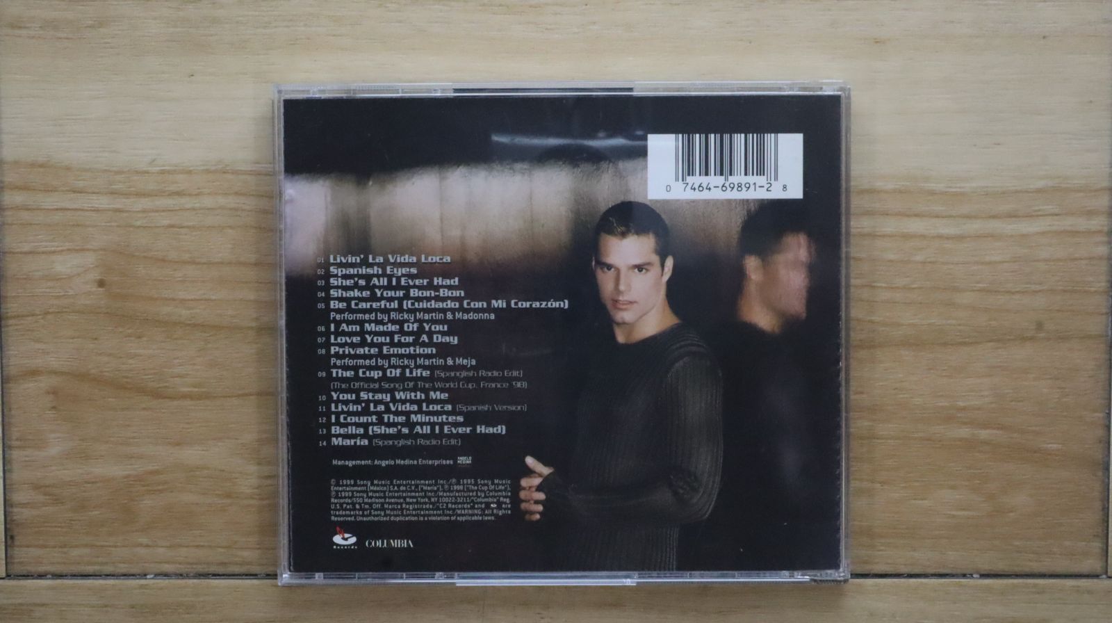 リッキー・マーティン　She's All I Ever Had 　リミックスCD リッキー・マーティン She's All I Ever Had リミックスCD