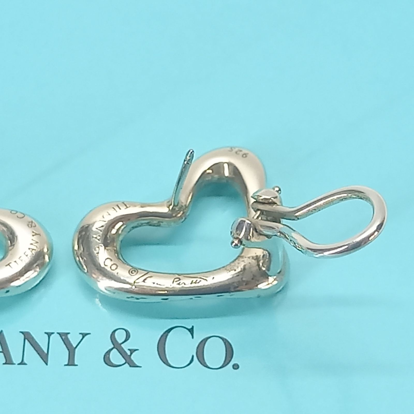 オープンハート スタッド ピアス 925シルバー TIFFANY &Co