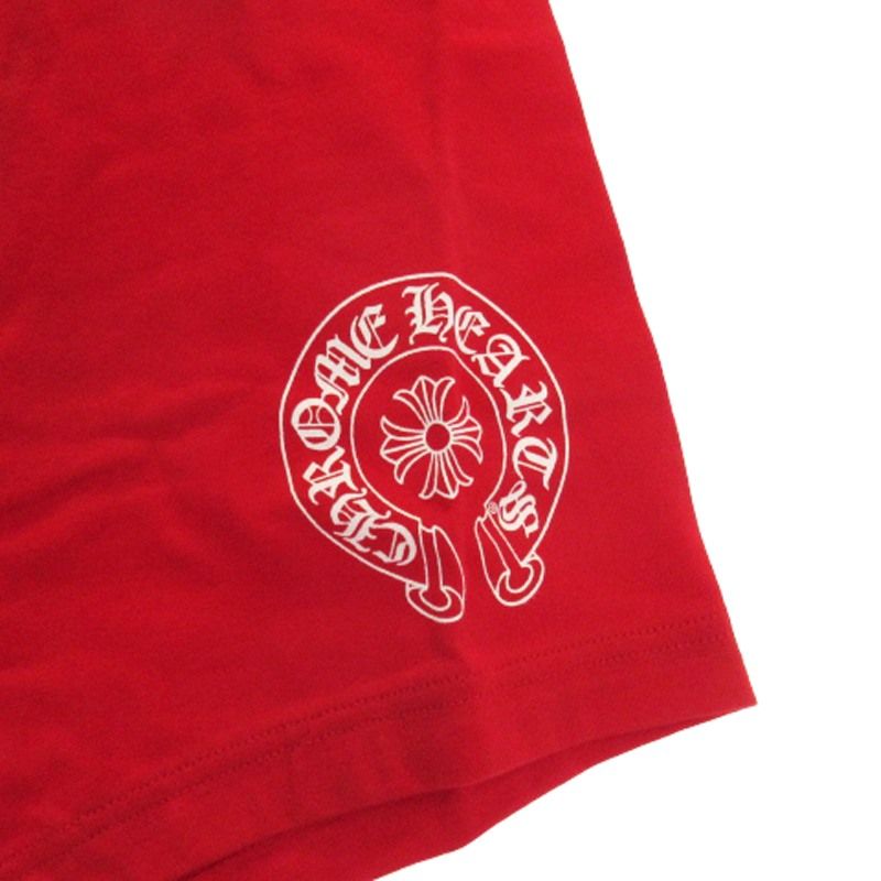 【新品】 Chrome Hearts ショート ボクサー ブリーフ レッド S レッド（赤）系 CHROME HEARTS(クロムハーツ) ボクサーパンツ(メンズ