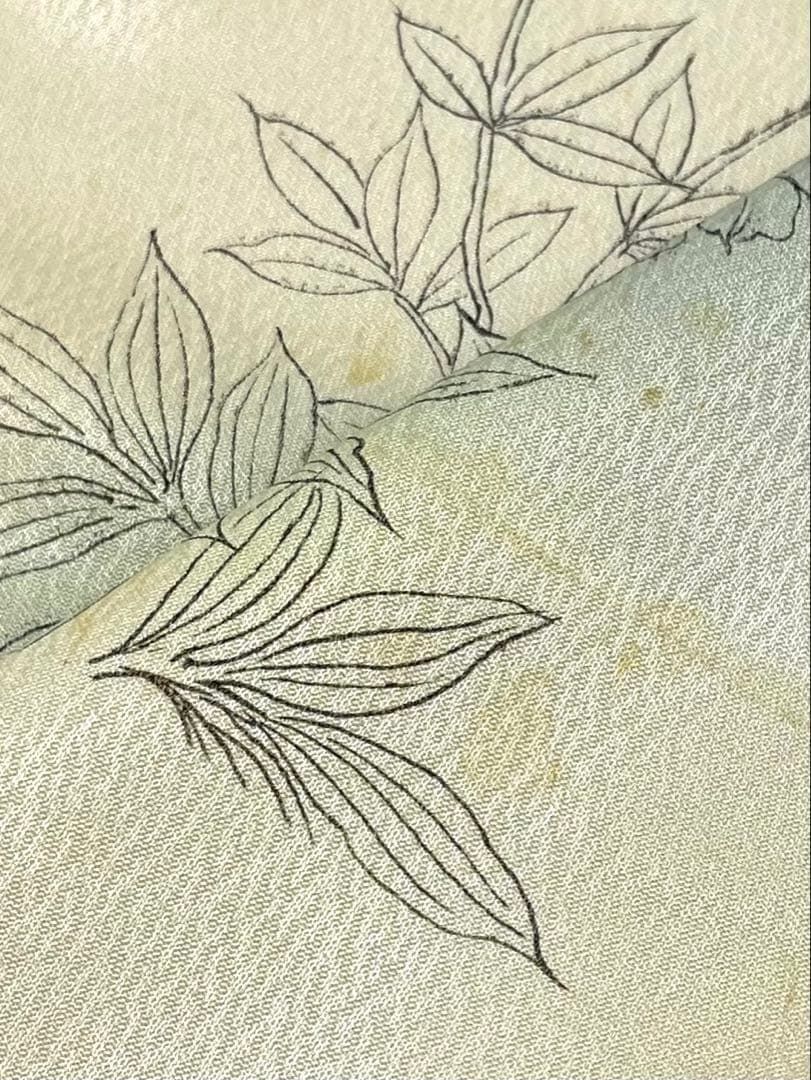 小紋 紋意匠 手染め グラデーション 松岳 正絹 反物 hondaya_7-28