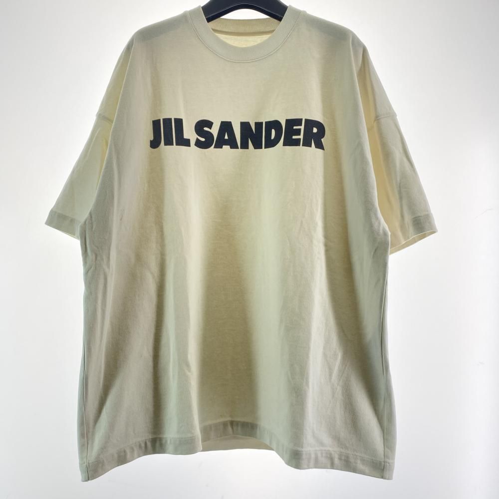 JIL SANDER ロゴ Tシャツ カットソー JIL SANDER (ジルサンダー) 裾ロゴ クルーネック 半袖 Tシャツ