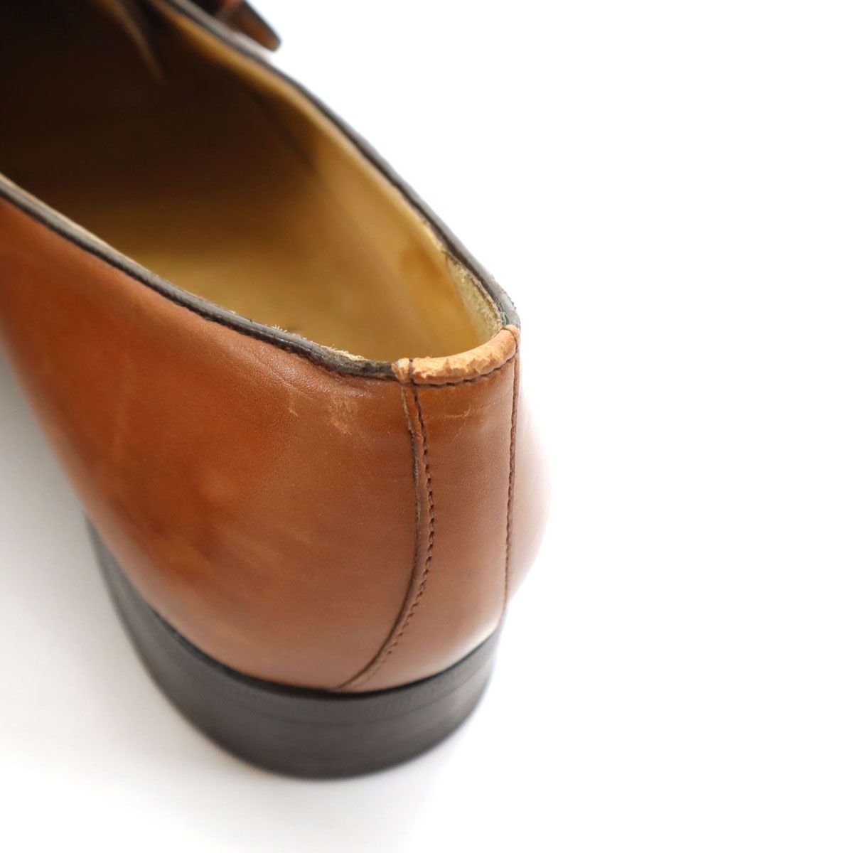 MORESCHI モレスキー イタリア製 ビジネスシューズ 71/2 キャメル