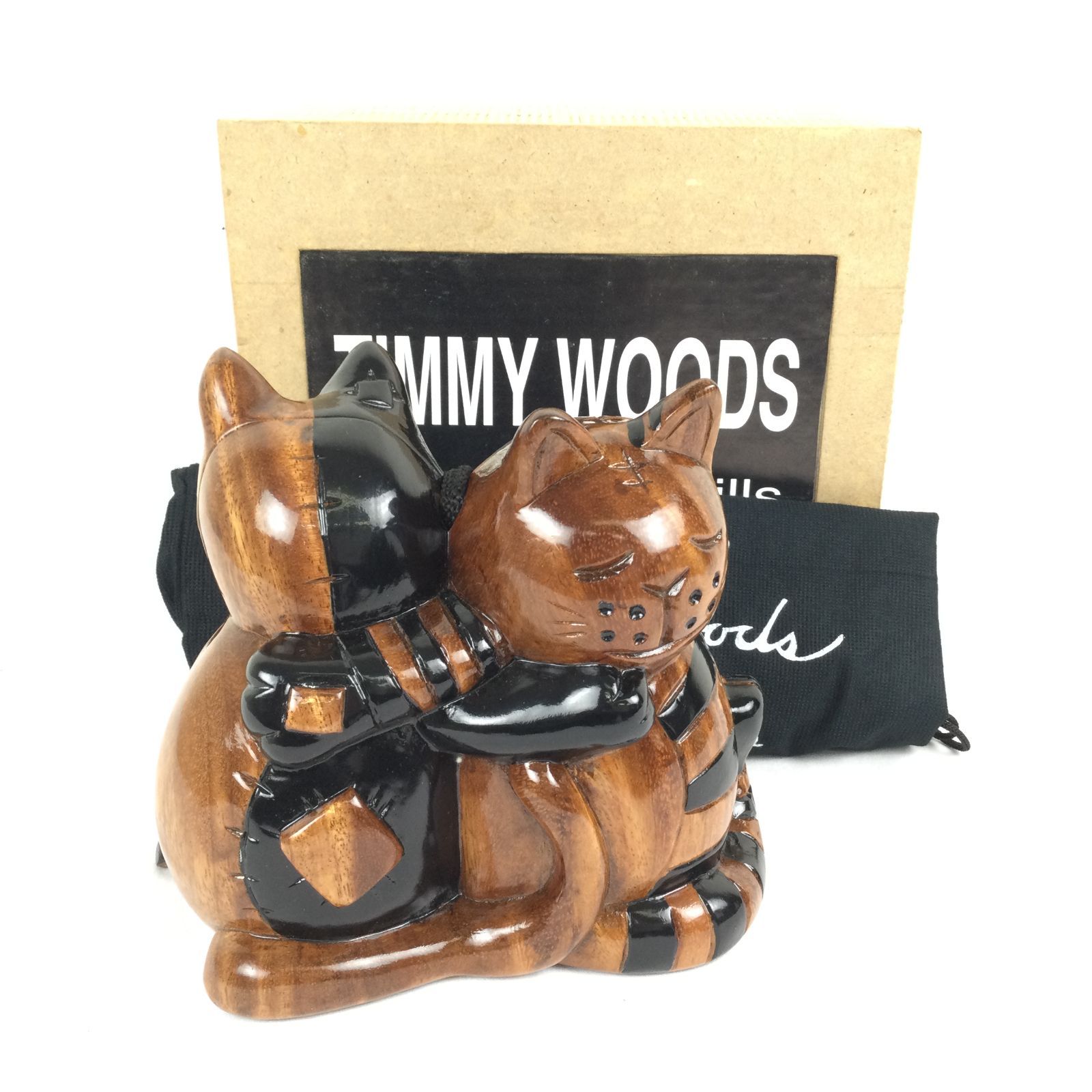 TIMMY WOODS ウッドバッグ 木製 アート 保存袋 カード タグ付 TIMMY WOODS ウッドバッグ 木製 アート 保存袋 カード タグ付