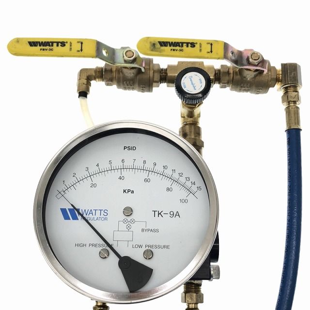 ☆比較的綺麗☆栗本商事 WATTS 減圧式逆流防止器 点検用テスト