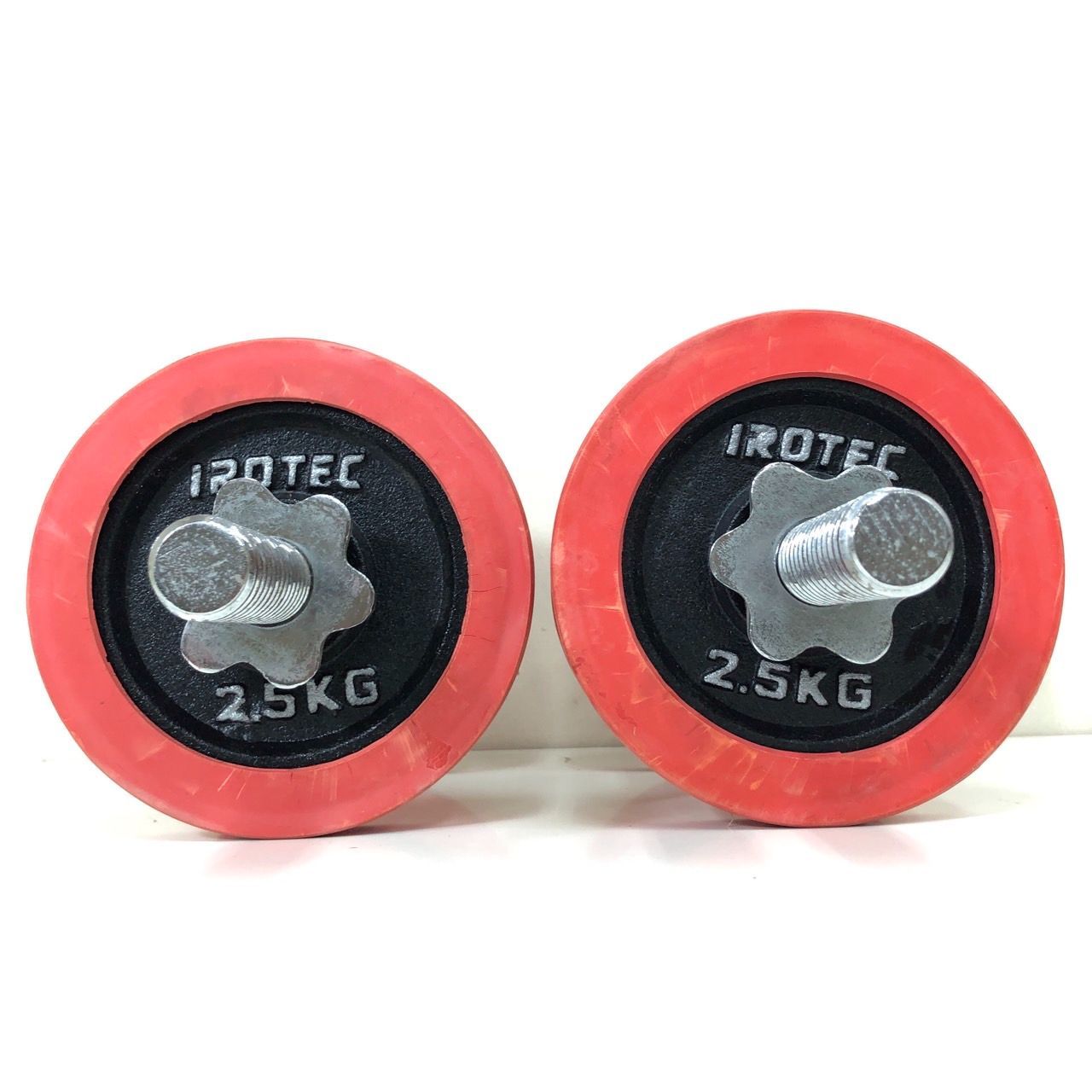 アイロテック ダンベル40kgセット(片手20kg) iROTEC ラバーダンベル
