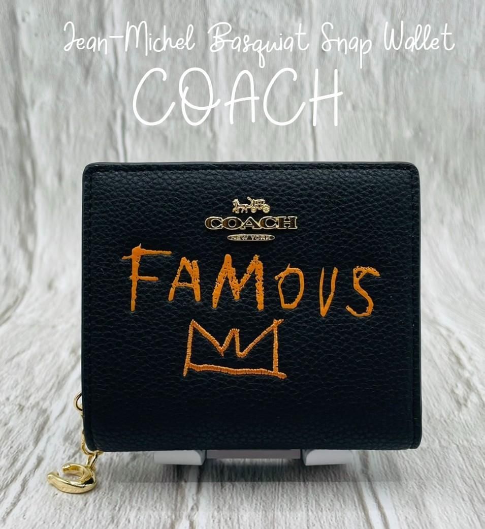 COACH 新品 折り財布 バスキア 正規品 C5614 ブラック 黒 - メルカリ