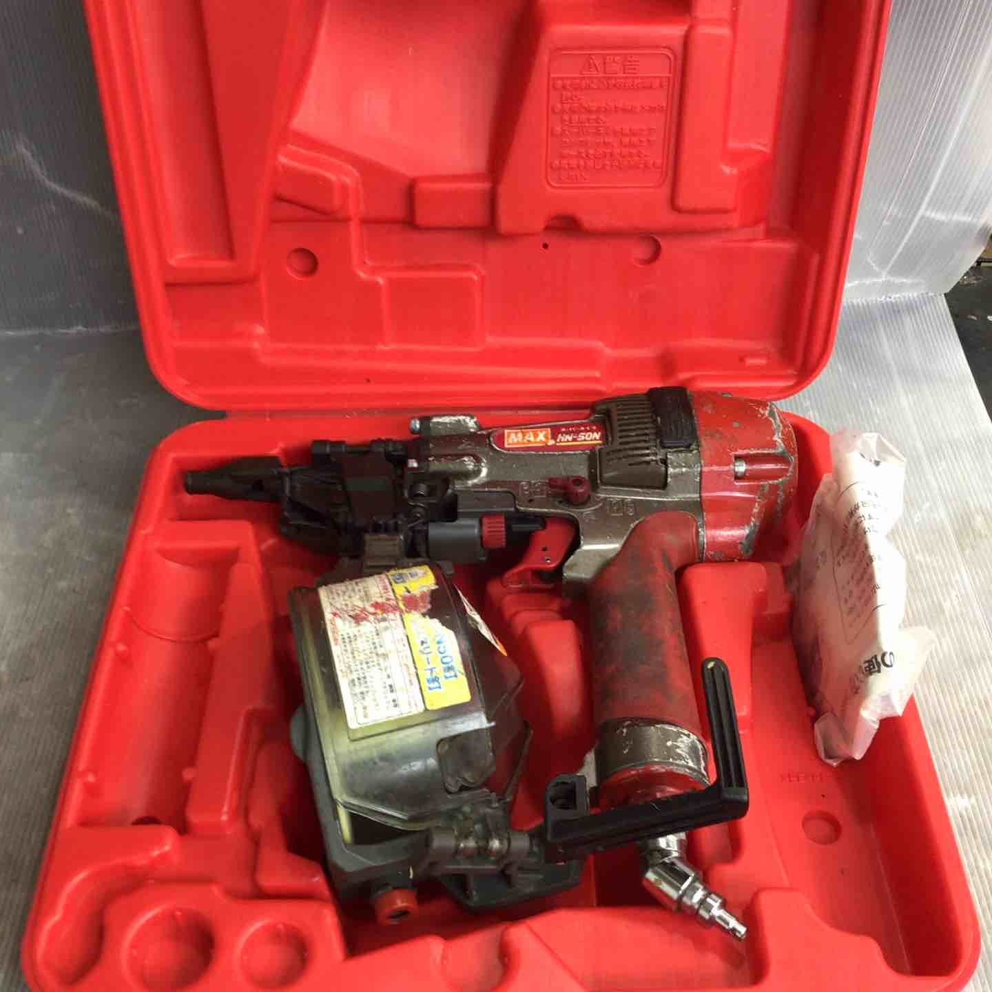 マックス MAX 高圧エア釘打ち機 HN-50N 草加店