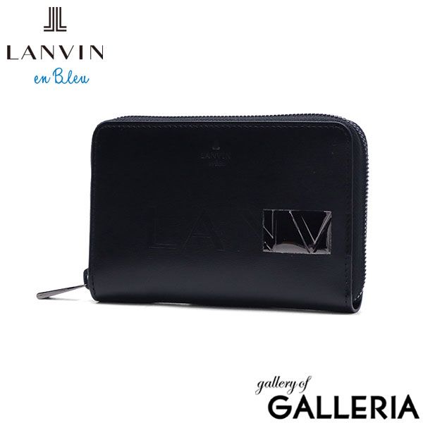メンズ ランバン オン ブルー 二つ折り財布 メンズ 小さめ LANVIN en 