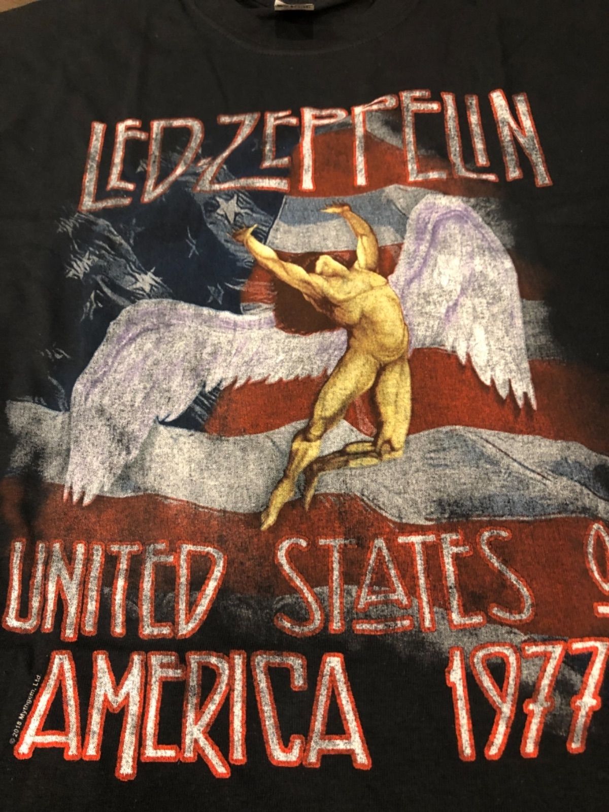 Led Zeppelin USA '77 Tシャツ - ロックパレス ロックTシャツ専門店