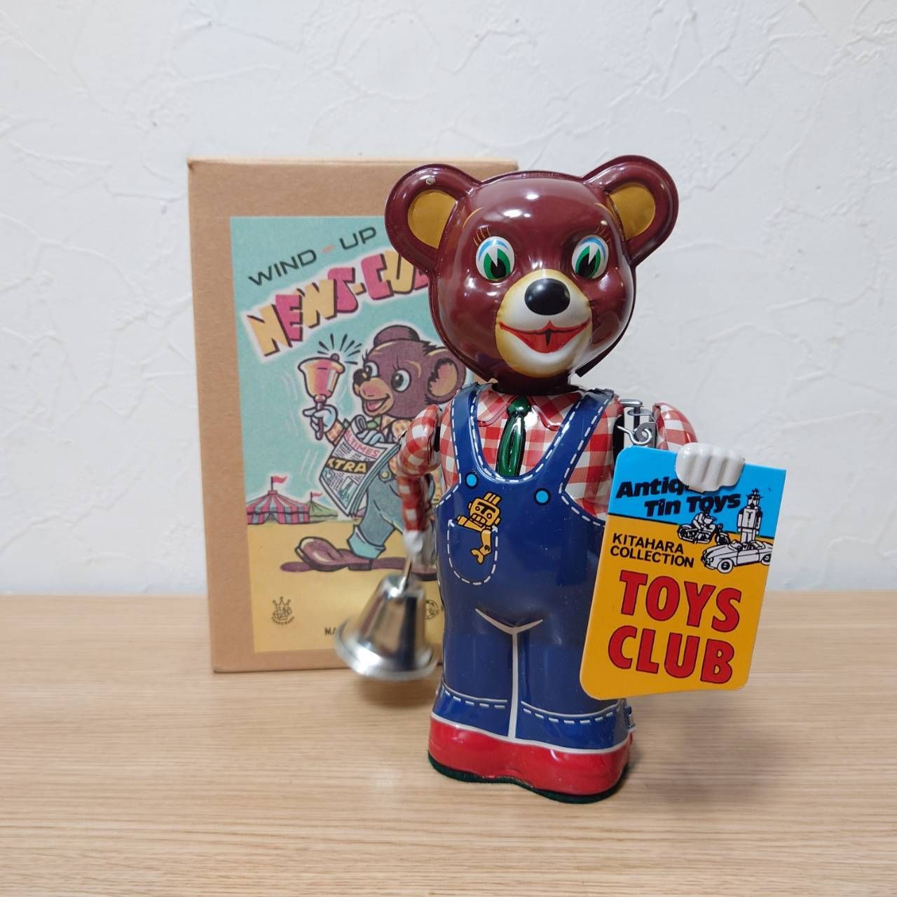 北原照久監修 T.K.TOYS製 復刻版 NEWS CUB クマ 人形 限定5000個 北原コレクション