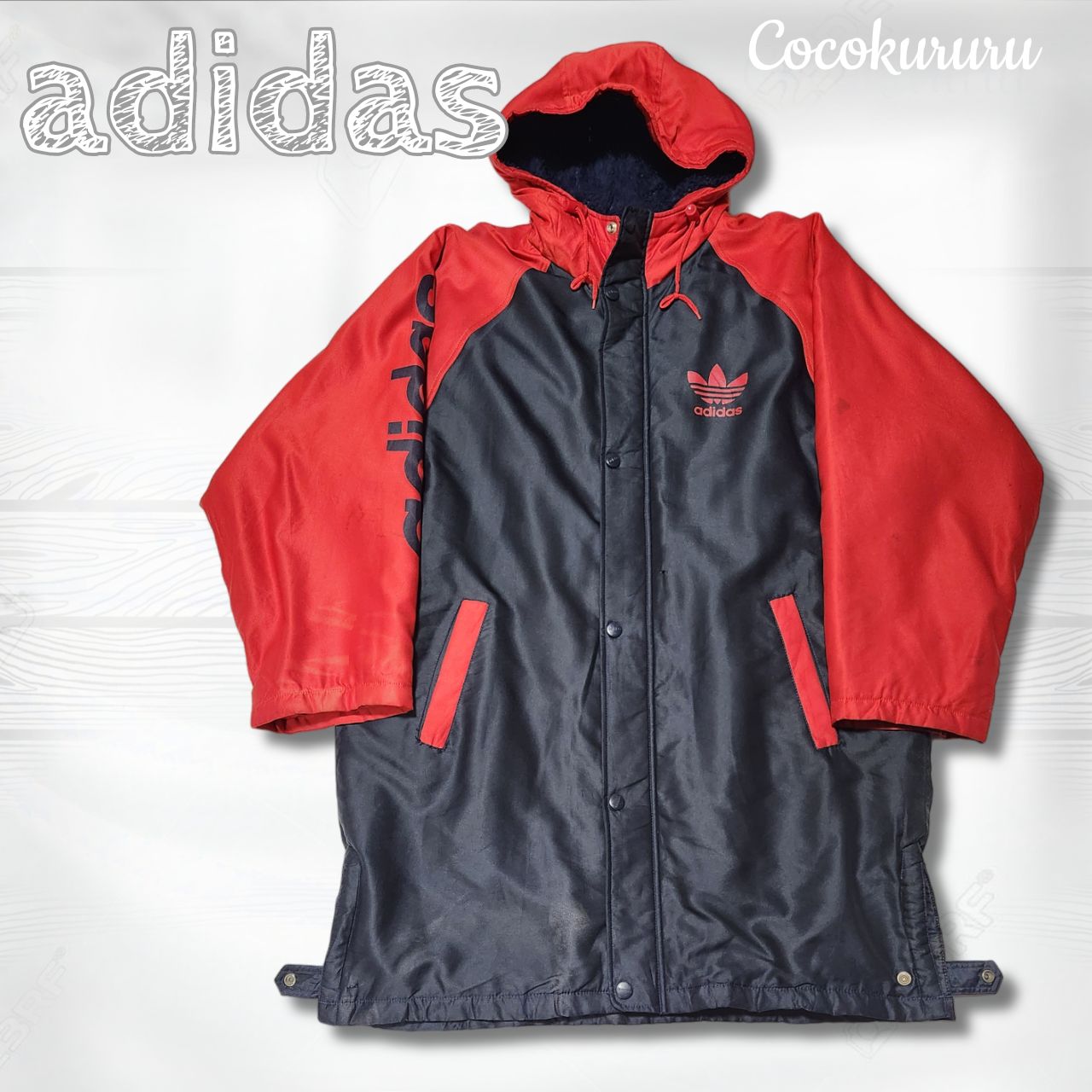 adidas アディダス ベンチコート サイズ105 送料無料 即日発送