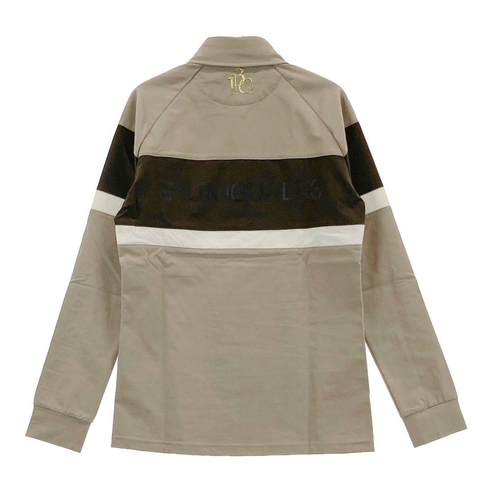 配送 サイズ：1 1PIU1UGUALE3 GOLF GST163 長袖ポロシャツ ベージュ系