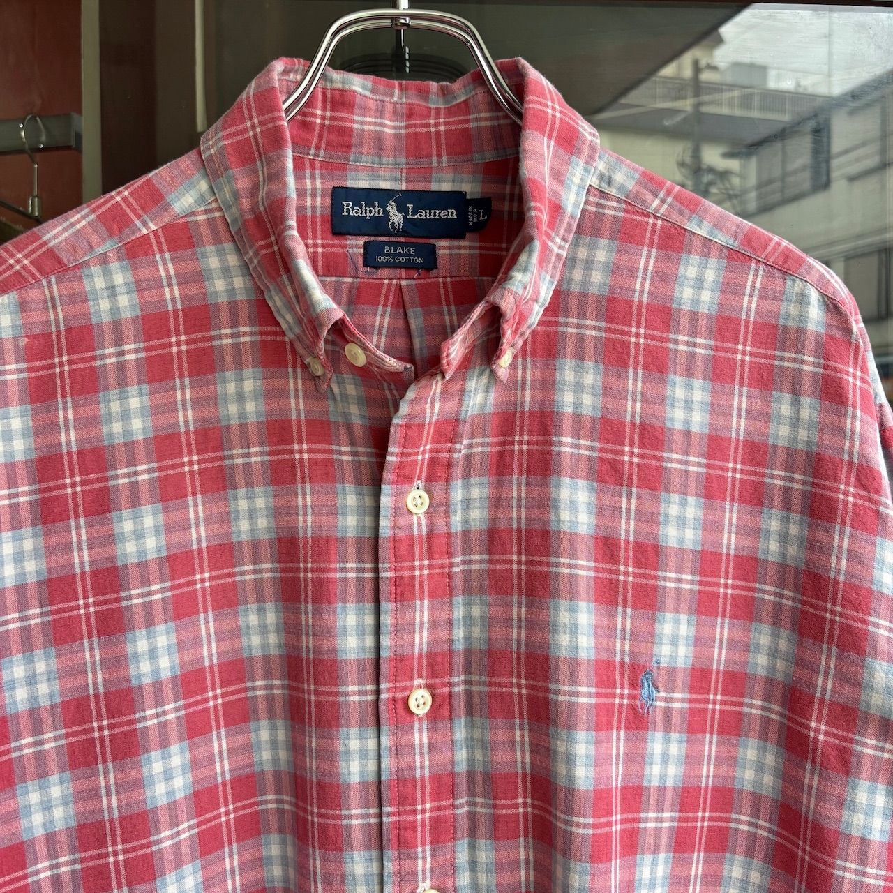 80〜90s Ralph Lauren タータンチェックシャツ BLAKE
