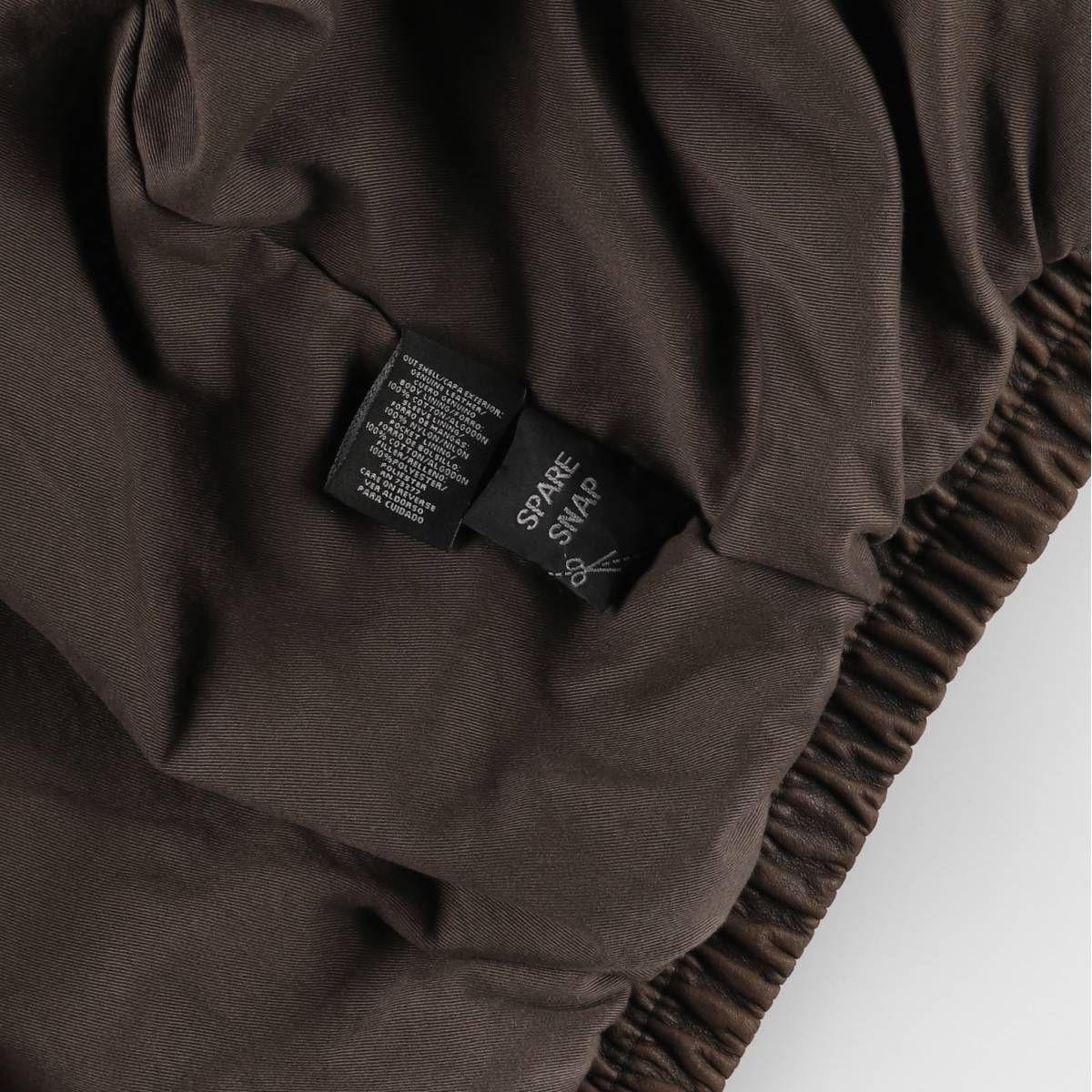 古着 クラフトアンドバロー CROFT&BARROW スイングトップタイプ レザー  