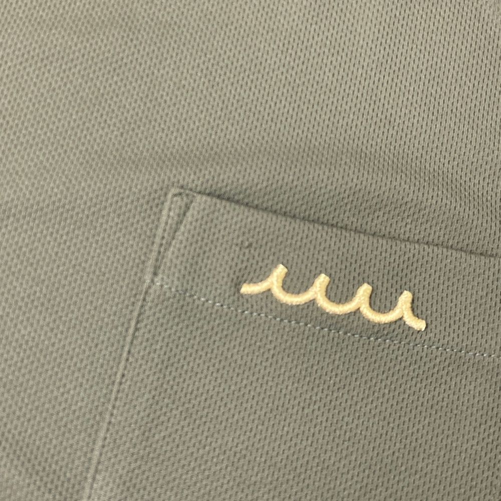 サイズ：7 MUTA MARINE ムータマリン モックネック 半袖Tシャツ カーキ