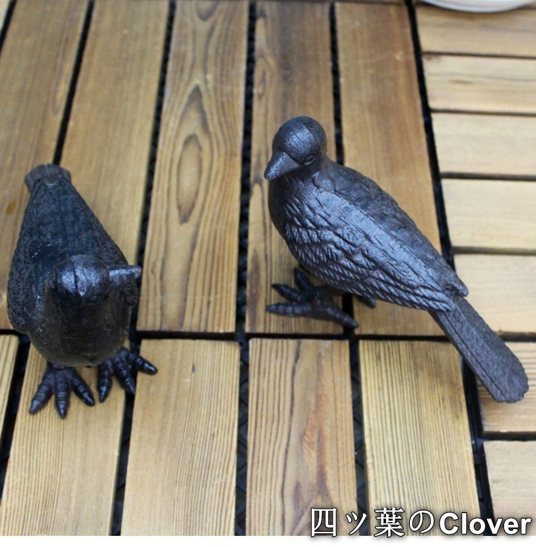 鉄器 小鳥 庭リビングテレビ棚 ワイン棚 玄関 本棚 装飾品 工芸品 置物