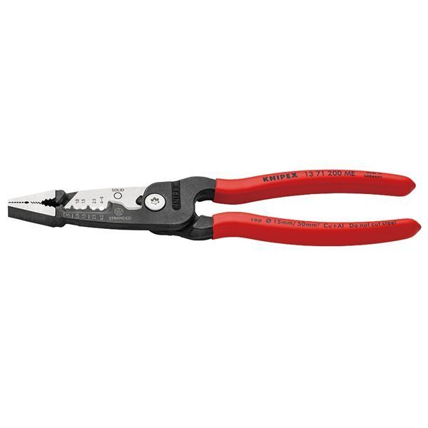 KNIPEX クニペックス ワイヤーストリッパー プラスチックコーティング メトリック サイズ200×46×14mm 1371-200ME