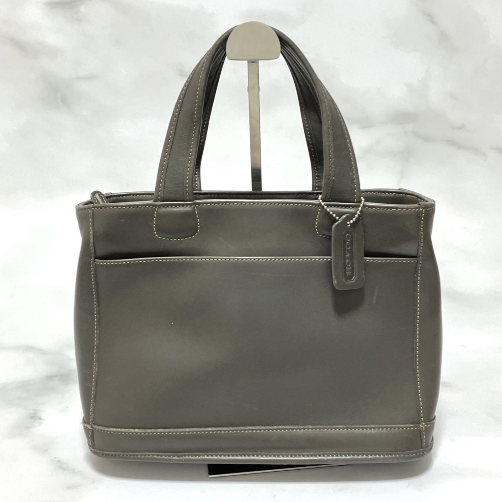 COACH トートバッグ　【希少カラー】　ブルー　オールドコーチ　レザー 希少カラー ✨】オールドコーチ USA製 4133 ミニトートパッグ
