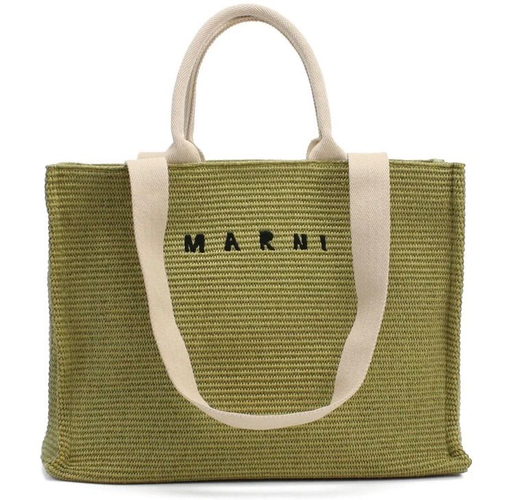 新品未使用！送料込み★MARNI★ラフィア製 スモールトートバッグ