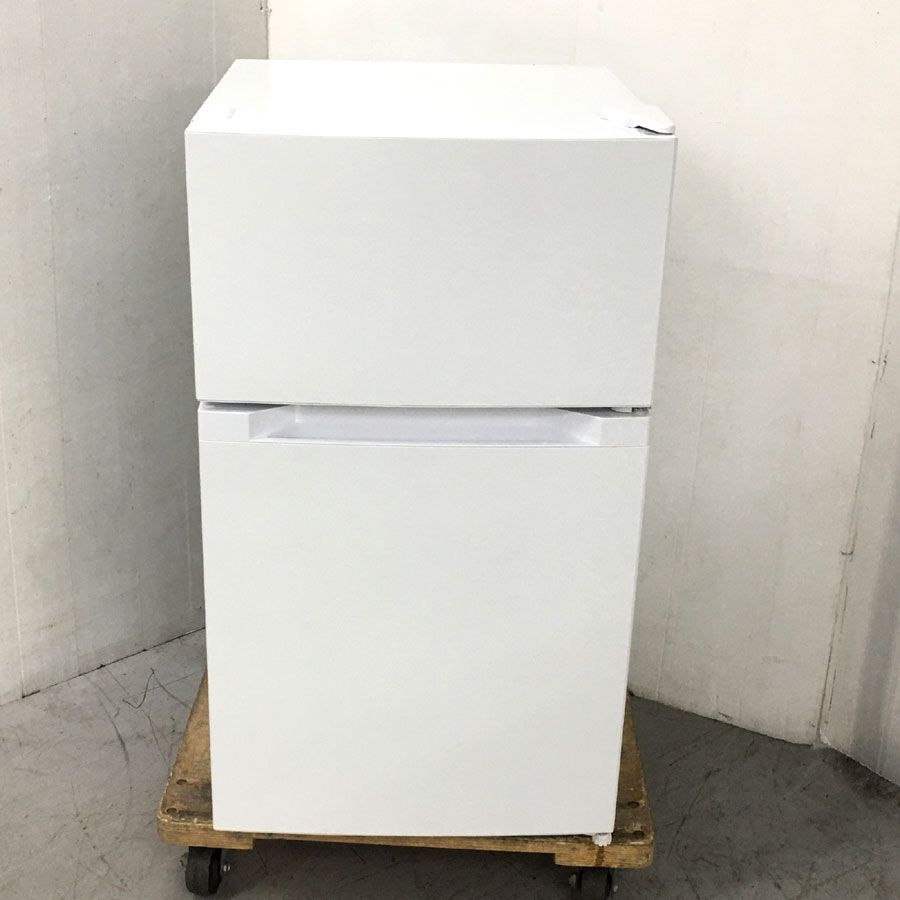 アイリスオーヤマ冷凍冷蔵庫87L木目調温度調節7段階23年製、レンジ