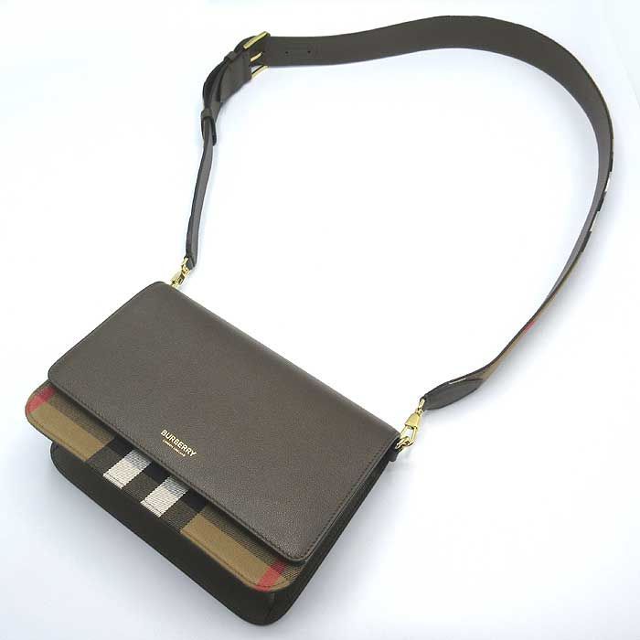 バーバリー ショルダーバッグ BURBERRY MACKFORD レザー 2WAY