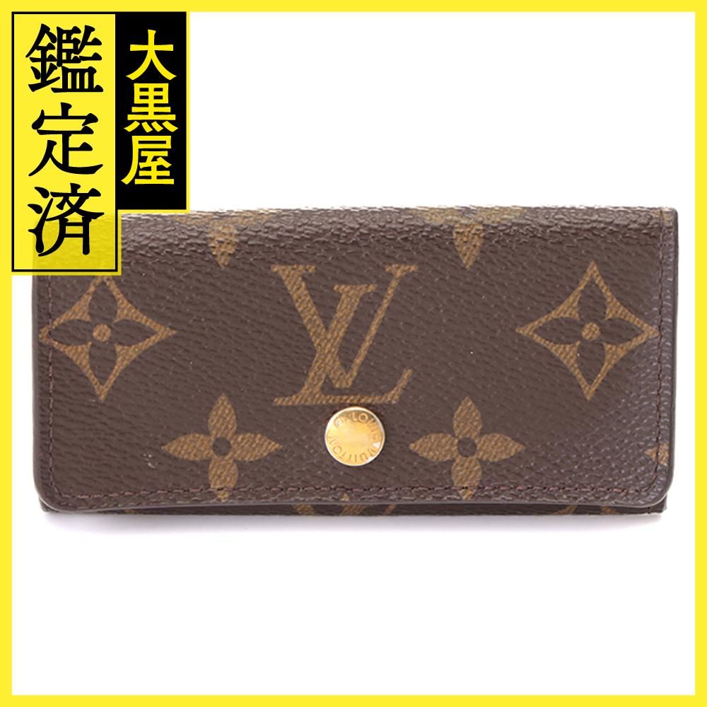 LOUIS VUITTON ルイヴィトン ミュルティクレ4 モノグラム M62631 4連キーケース 2146000377761 【432】 -  メルカリ