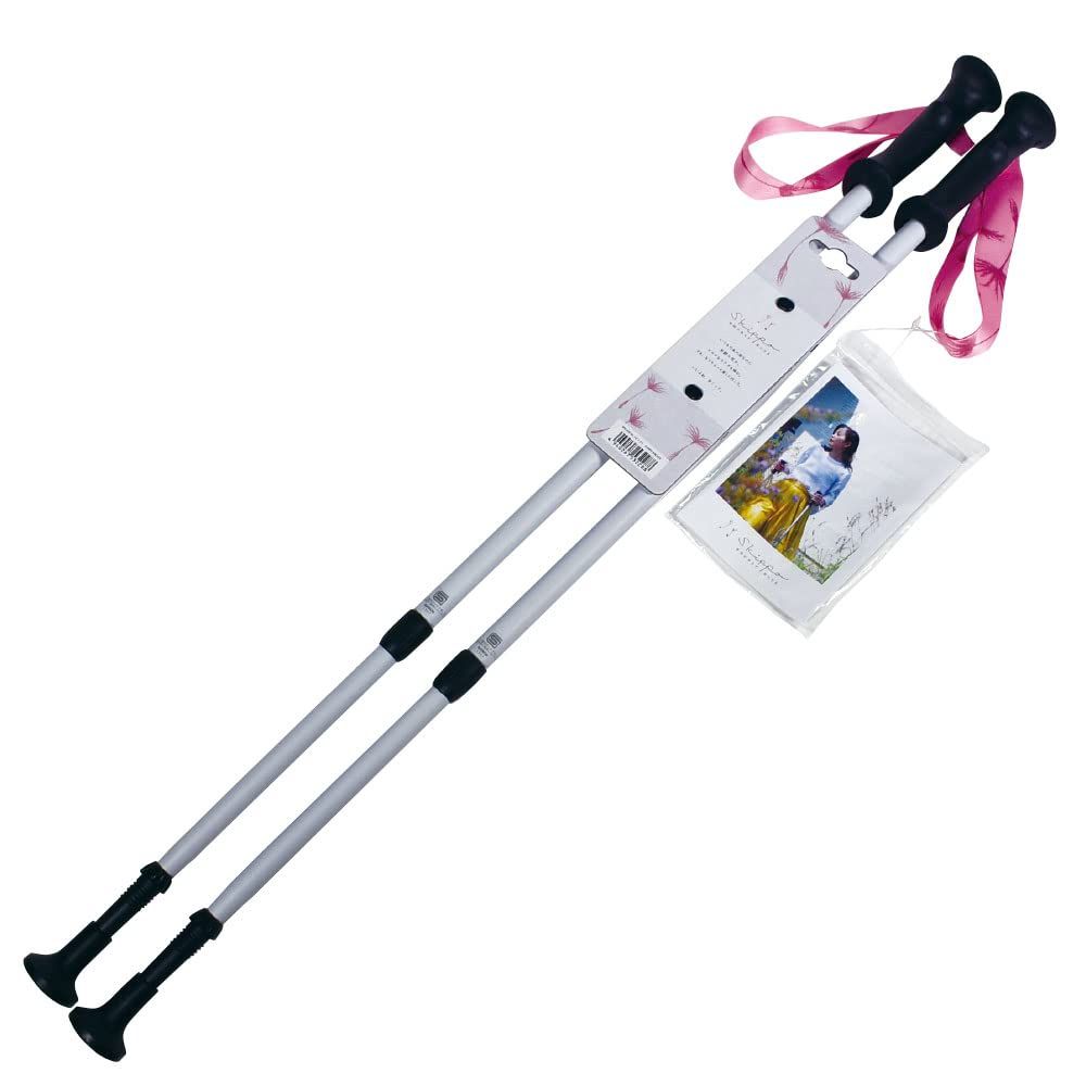 （まとめ）羽立工業 SUNPO WALKER ピンク〔×2セット〕(代引不可) 羽立工業 SUNPO WALKER(サンポウォーカー) 2本1組 WH1600