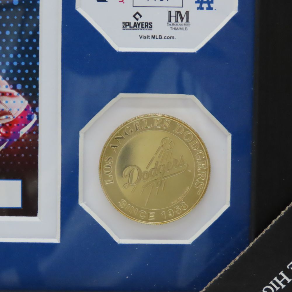 中古】 フォトフレーム・アルバム 大谷翔平 ドジャース 2024年 NL ホームラン王獲得記念ダブルコインフォトミント 郵便局のネットショップ限定  A2502432 【無料ギフトラッピング承ります】 大谷翔平選手 2024シーズン ナショナル・リーグMVP受賞記念 フォトミントが登場 ...