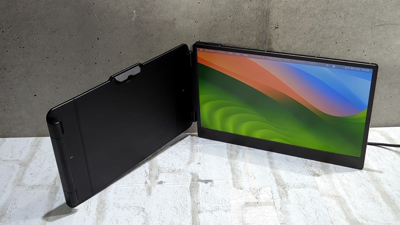 KEFEYA ノートパソコンモニター エクステンダー 14インチ FHD 1080P IPS ブラック ケフィーヤ
