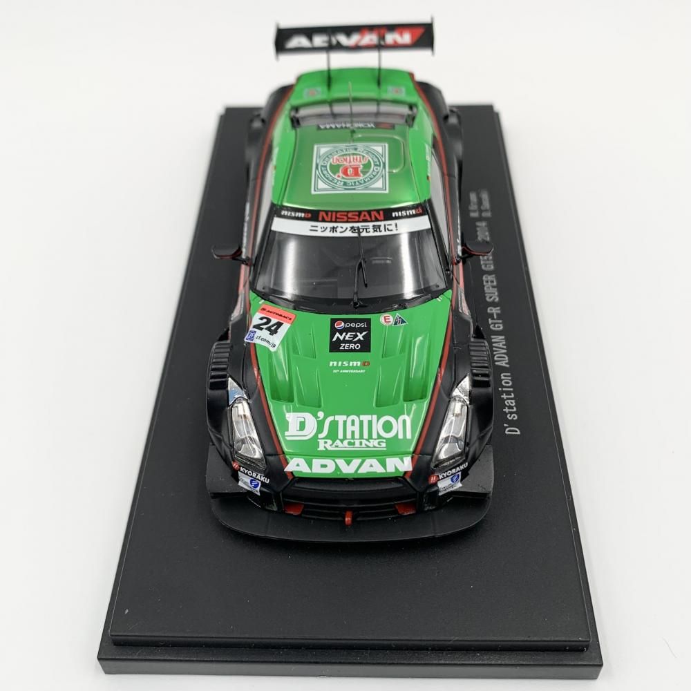 (未使用･未開封品)エブロ 1/43 Dステーション アドバン GT-R 2014 #24 完成品 1/43 エブロ 45263 D'station ADVAN GT-R スーパーGT500 第1戦