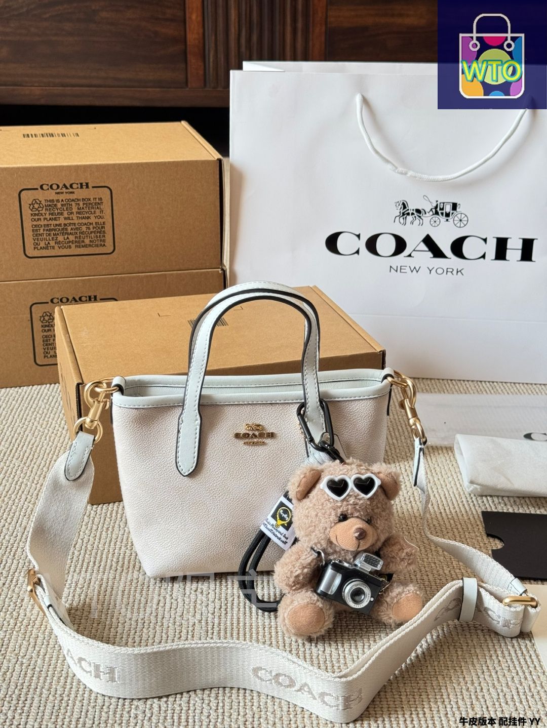 coach バッグ 値下げ‼️ COACH ブラックレザー トートバッグ 値下げ