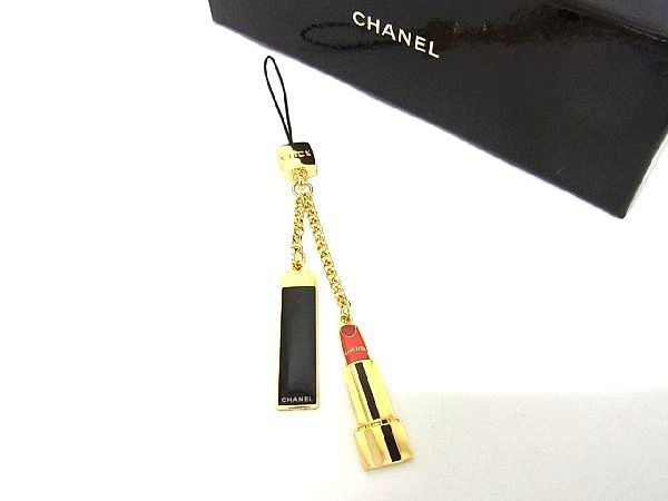 □新品同様□ CHANEL シャネル CLICK ROUGE ALLURE 携帯ストラップ