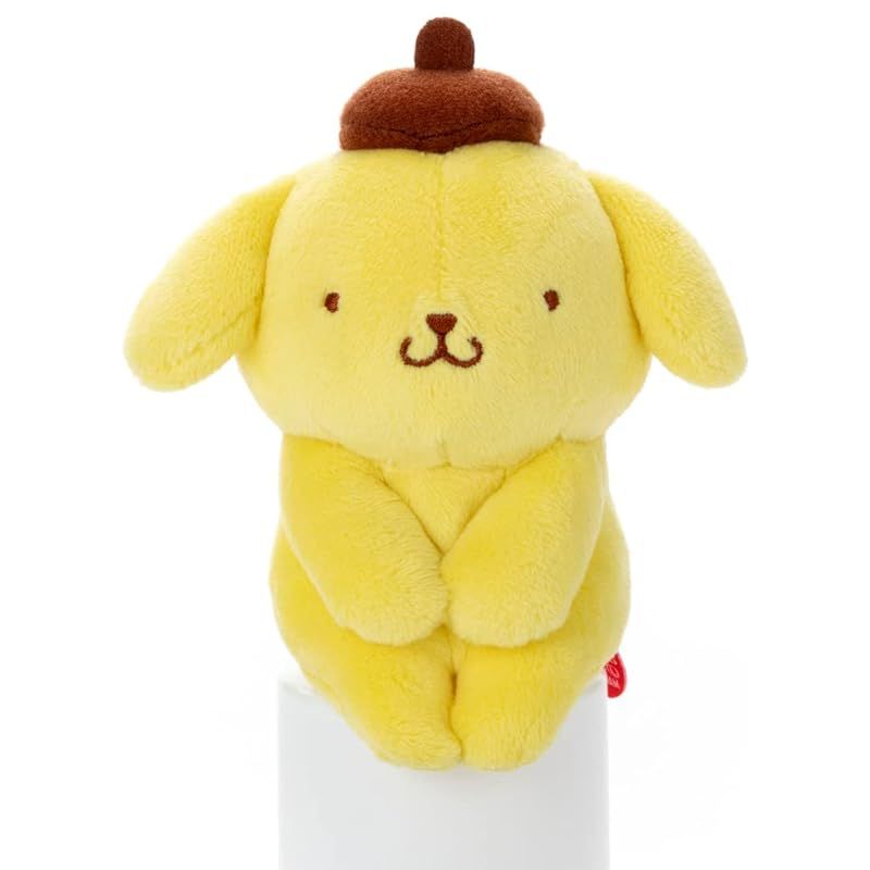 サンリオキャラクターズ ちょっこりさん ポムポムプリン ぬいぐるみ 高さ約11cm