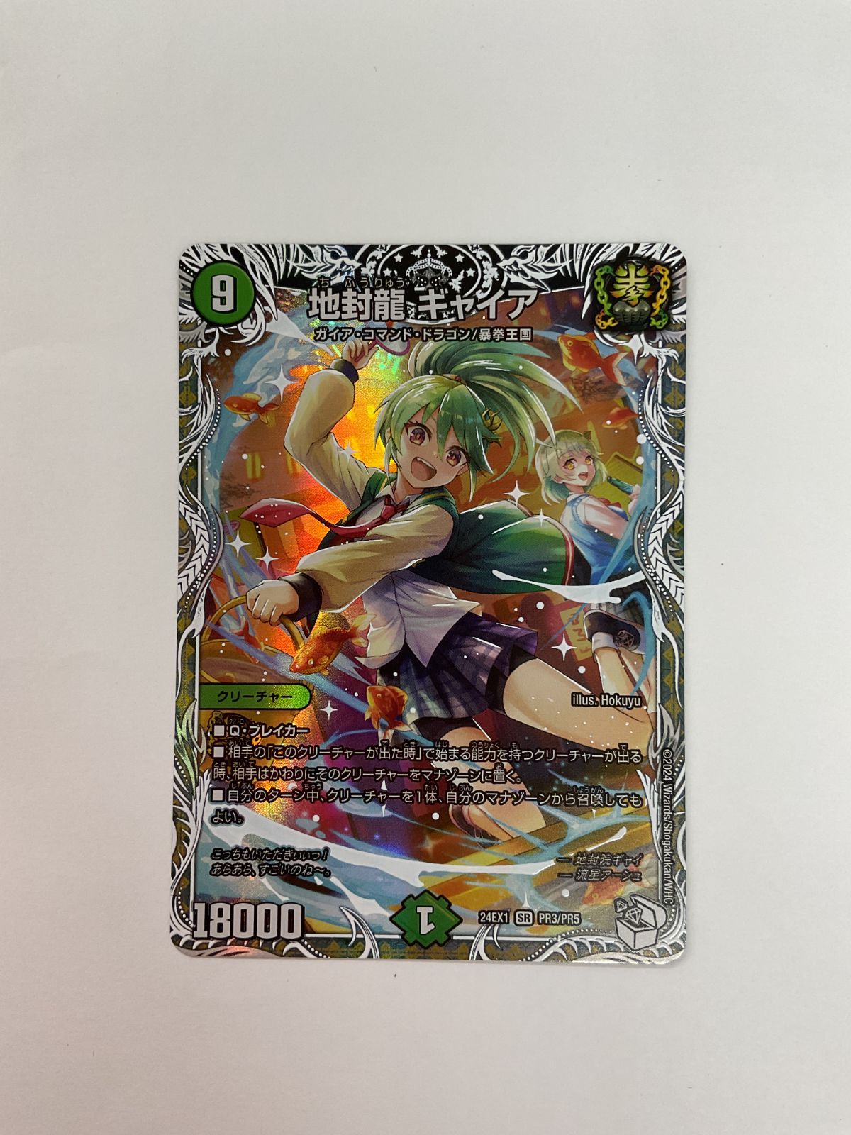078[PK]Y1981(カード) 地封龍ギャイア 24EX1 SR PR3/PR5 4枚セット やや