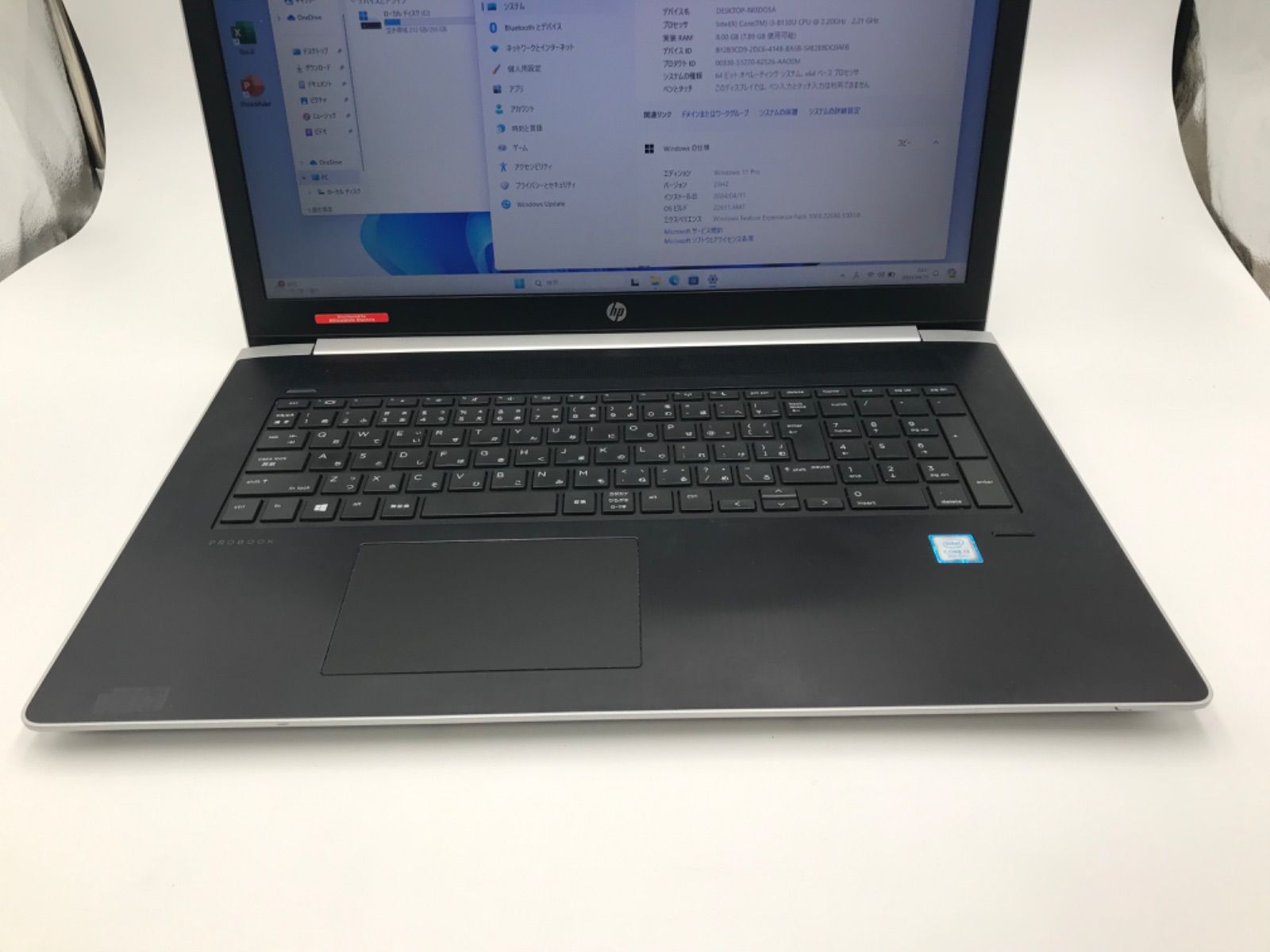 17.3型 HP ProBook 470 G5 i3-8130U Nvme256 17.3型 HP ProBook 470 G5 i3-8130U Nvme256 - メルカリ