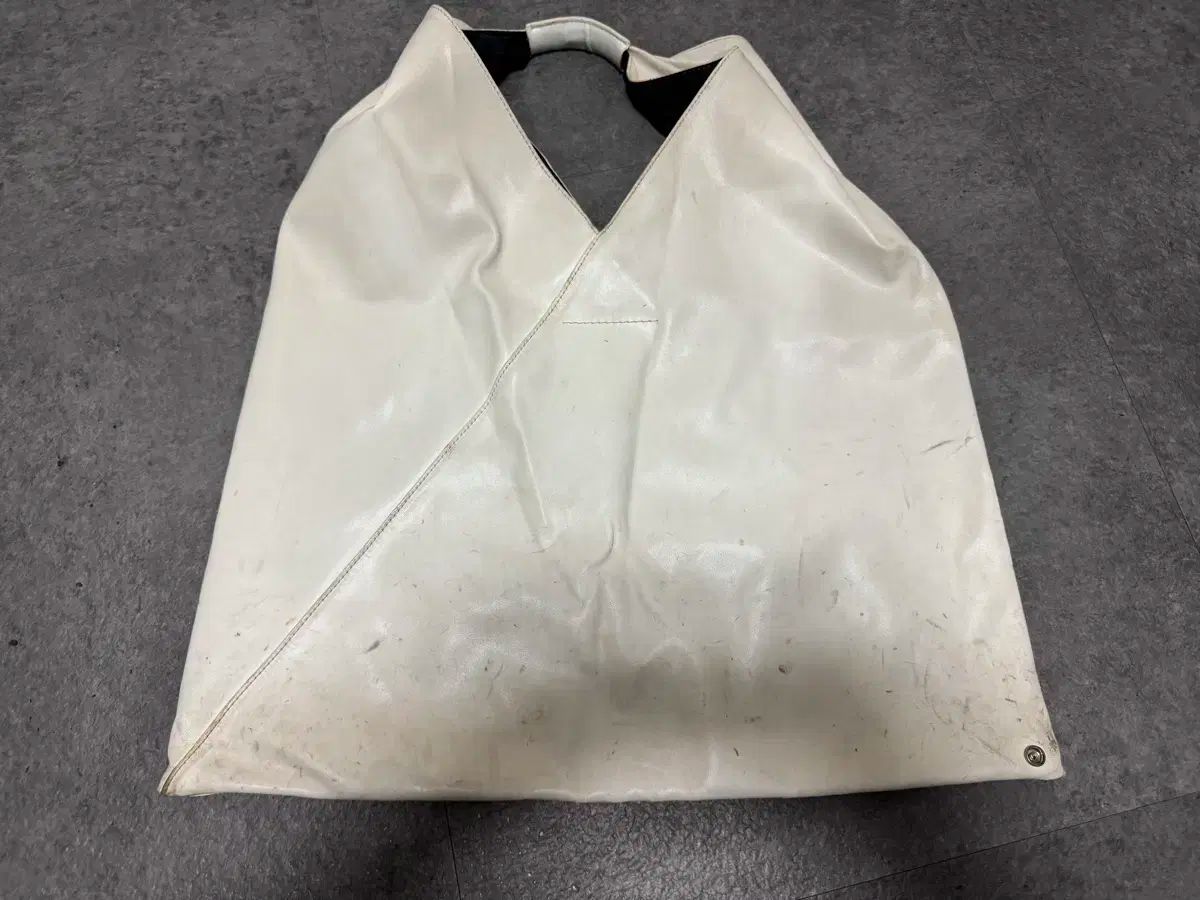 MM6 メゾン Maison Margiela メゾン マルジェラ カーフレザー ジャパニーズバッグ ホワイト DECORATOM_COM_BR