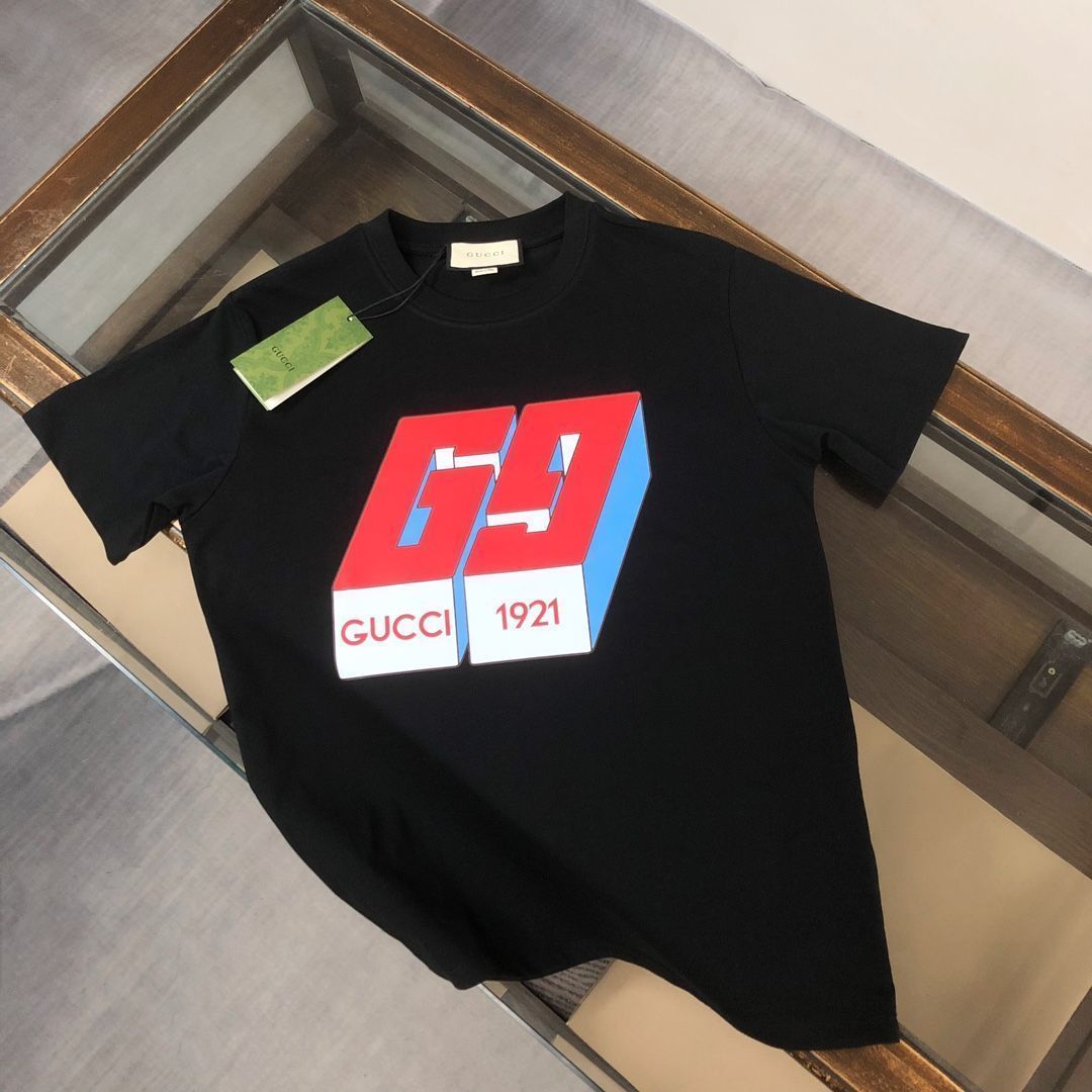 【新season】 GUCCI ロゴ クルーネック Tシャツ org.jpg