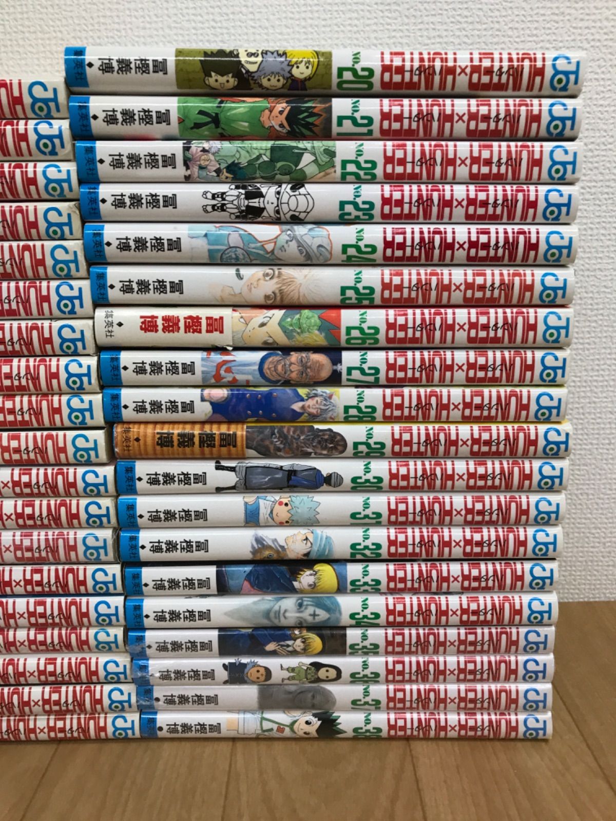 ☆【未開封4冊】②ハンターハンター HUNTER×HUNTER 1~38巻 全巻