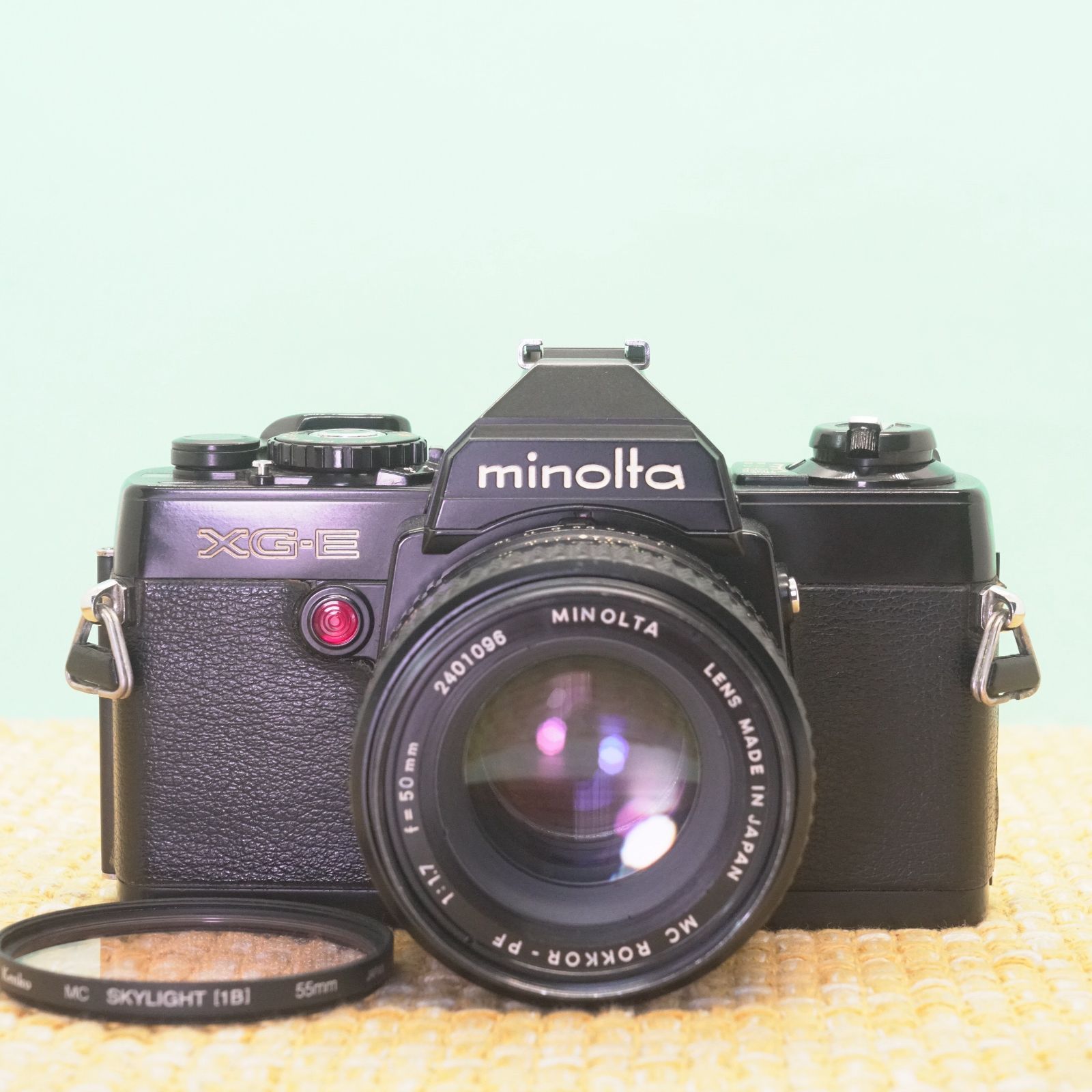 完動品◎ミノルタ XG-E ブラック × 50mm f1.7 フィルムカメラ カメラのしゃしゃ舎 メルカリ