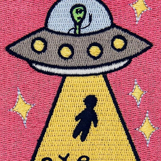 さよなら地球未確認飛行物体Xファイル刺繍のバッジのアイロン